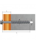 TORNILLO DIRECTO HORMIGON HEXAGONAL 10X60 -200UDS-
