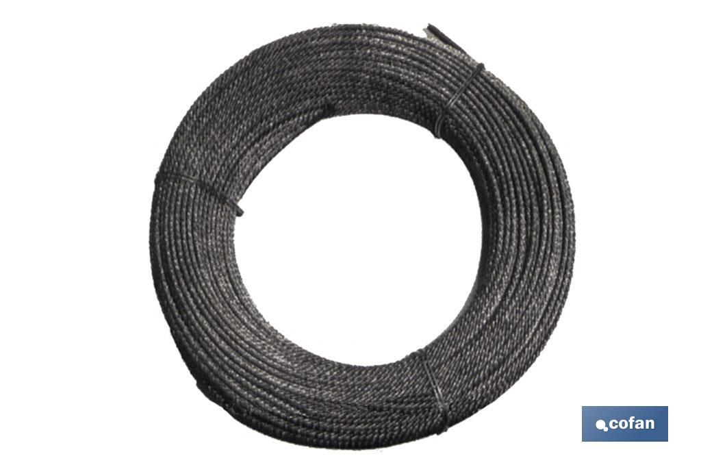 ROLLO CABLE GALVANIZADO 100 MTS. 8MM.