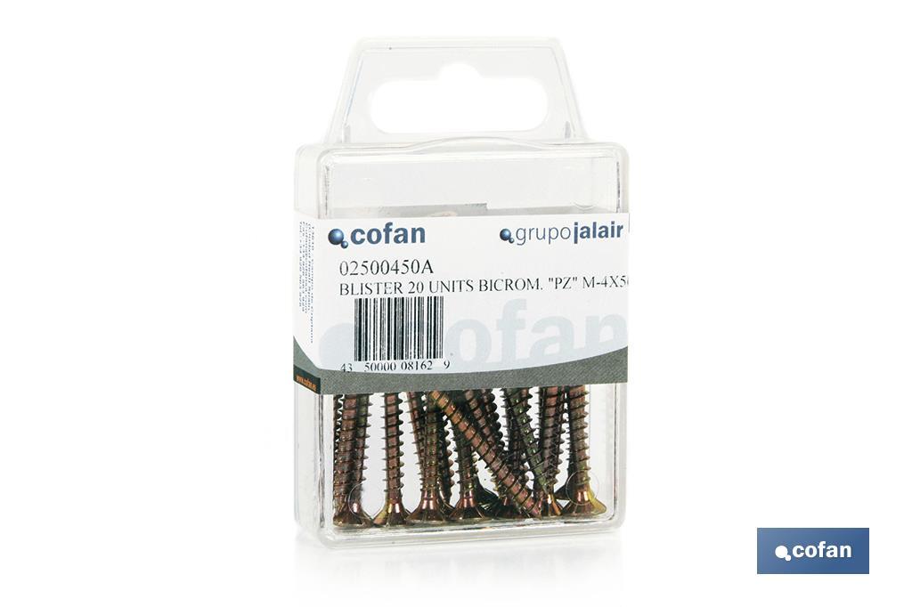BLÍSTER DE 2 UDS. DIN 7505 PZ M-6X120 VENTA UNITARIA