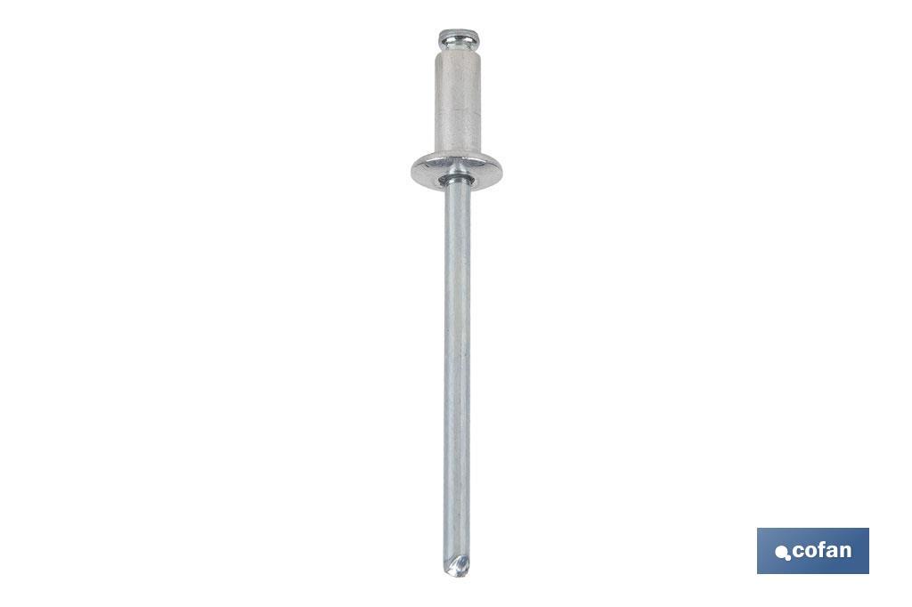 REMACHE ALUMINIO NORMAL 6 X 30 MM