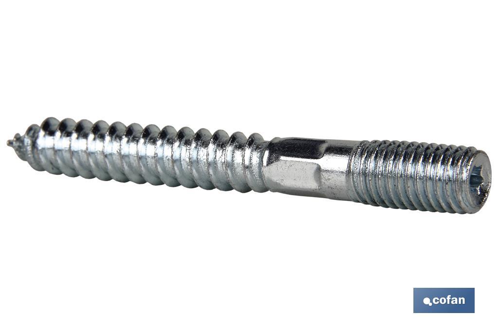 ESPARRAGO DOBLE ROSCA CINCADO HUELLA TORX M10X150