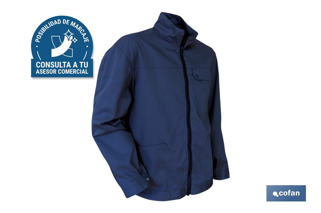 CHAQUETA TRABAJO WANKEE 245gms/m AZUL MARINO T-XL