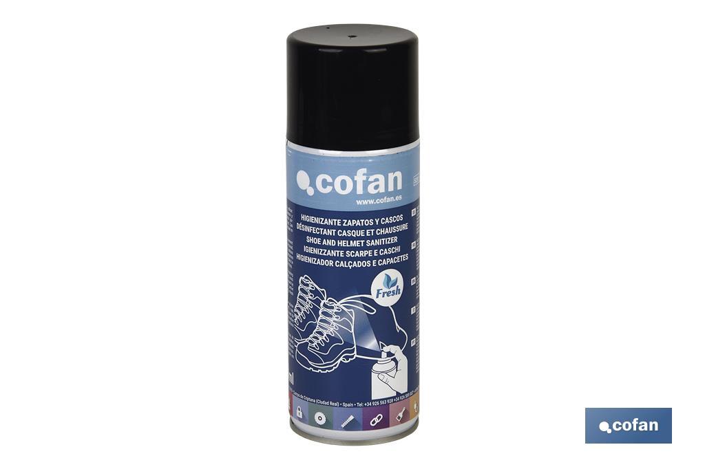 SPRAY HIGIENIZANTE PARA CALZADO Y CASCOS