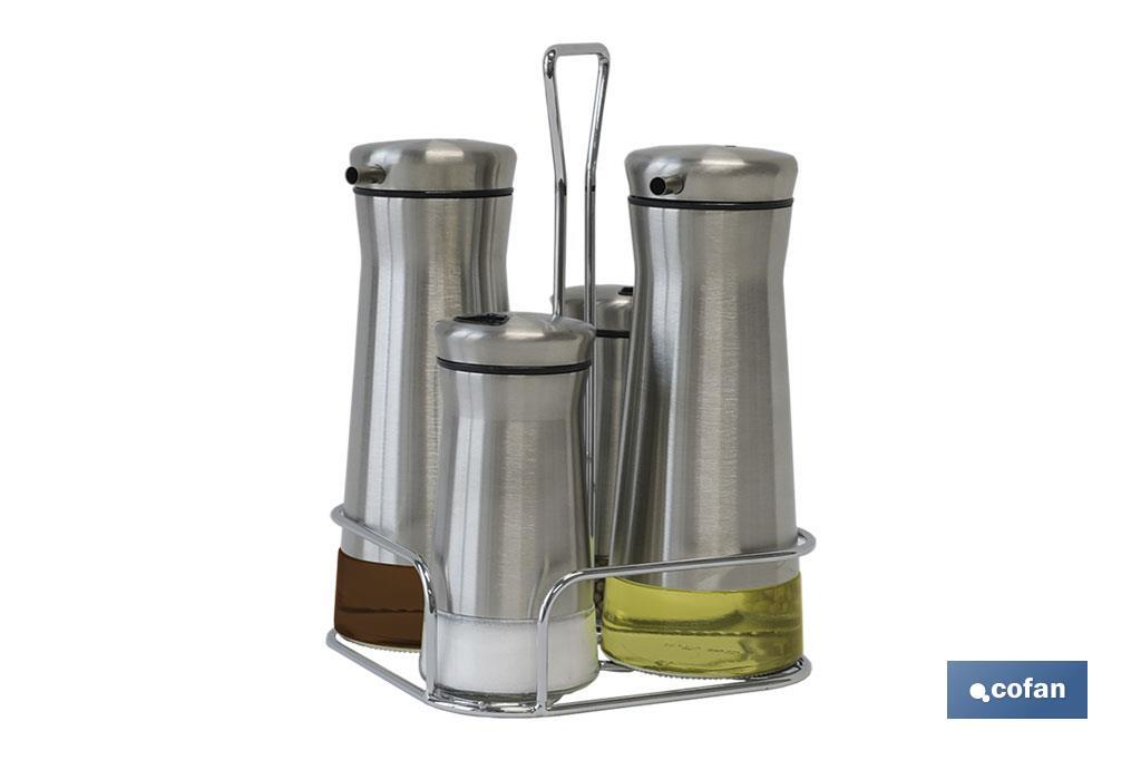 SET ACEITERA  INOX 230ml-120ml