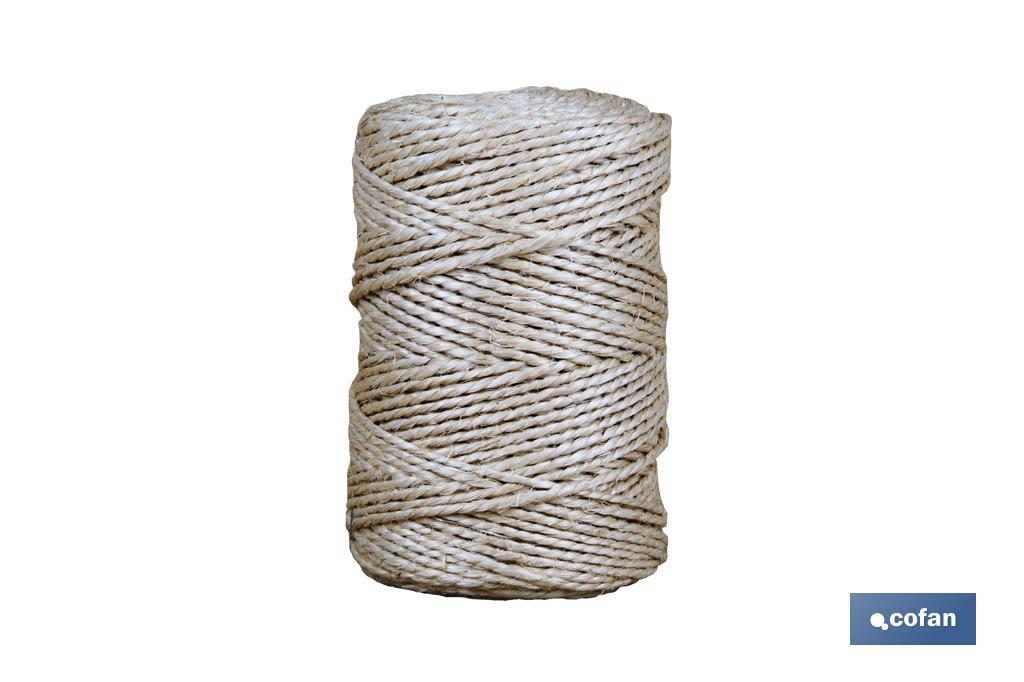 BOBINA SISAL PITA 2 CABOS 750 GRS NATURAL (PACK: 1 UDS) BOBINA SISAL PITA 2 CABOS 750 GRS NATURAL (PACK: 1 UDS)