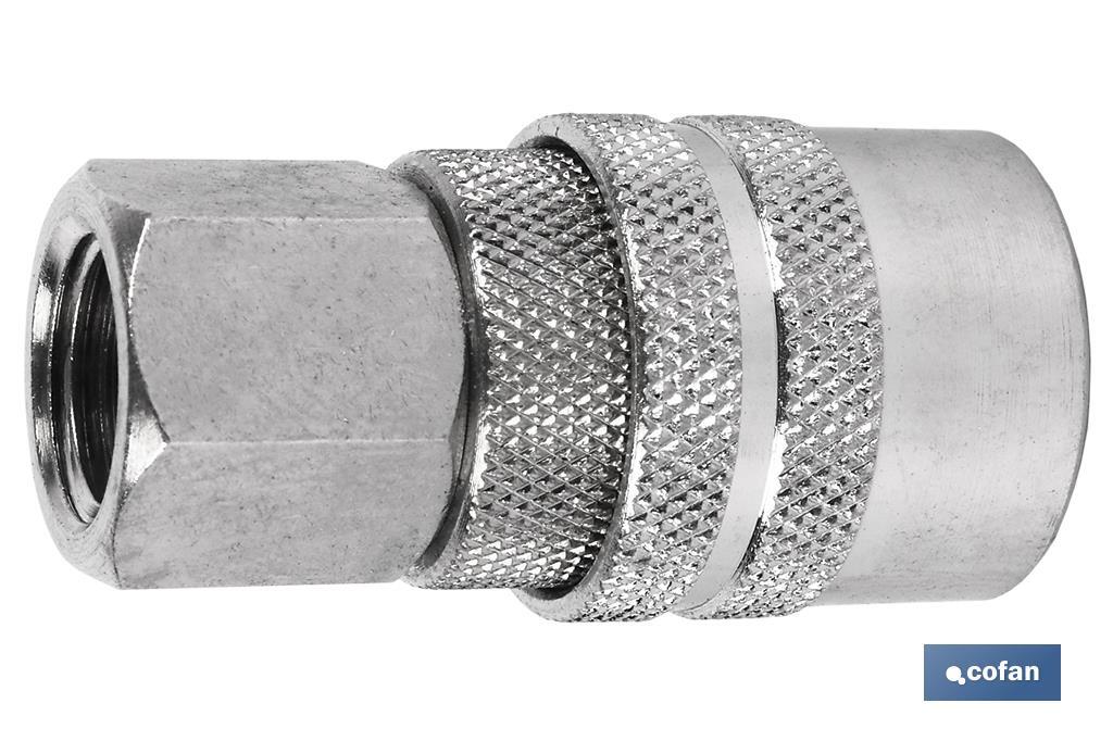 ENCHUFE RAPIDO ROSCA HEMBRA 3/8" (PACK: 1 UDS) ENCHUFE RAPIDO ROSCA HEMBRA 3/8" (PACK: 1 UDS)