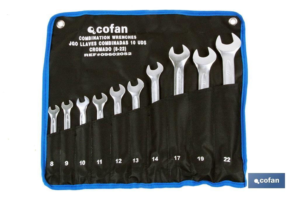 SET 8 PCS LLAVES COMBINADAS DE 8 A 22 (PACK: 1 UDS) SET 8 PCS LLAVES COMBINADAS DE 8 A 22 (PACK: 1 UDS)
