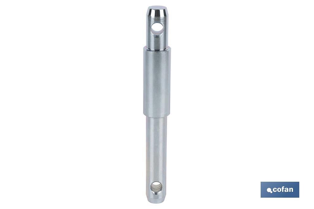 PERNO DOBLE INTERCAMBIABLE PARA ENGANCHE APEROS Ø28 X Ø22 MM (PACK: 5 UDS) PERNO DOBLE INTERCAMBIABLE PARA ENGANCHE APEROS Ø28 X Ø22 MM (PACK: 5 UDS)