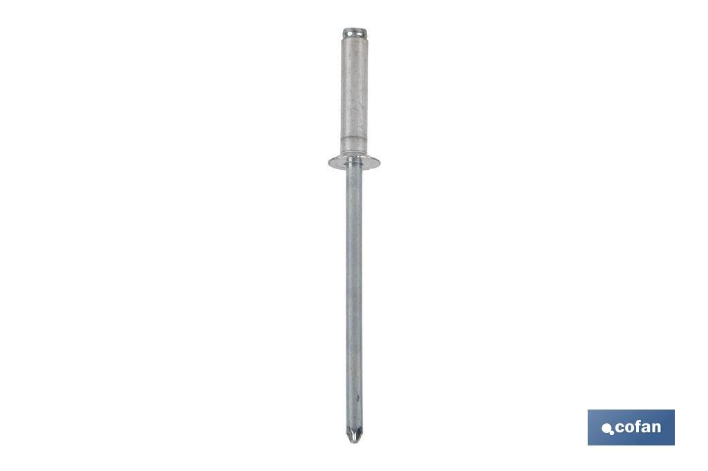 REMACHE ALUM. STAND. AVELLANADO 3,2 X 8 MM (PACK: 1000 UDS) REMACHE ALUM. STAND. AVELLANADO 3,2 X 8 MM (PACK: 1000 UDS)