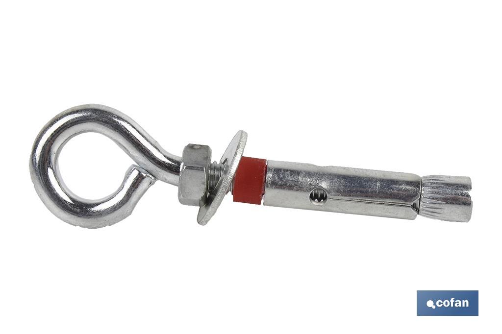 ANCLAJE METALICO C/ARGOLLA 12/16X80 (PACK: 25 UDS) ANCLAJE METALICO C/ARGOLLA 12/16X80 (PACK: 25 UDS)