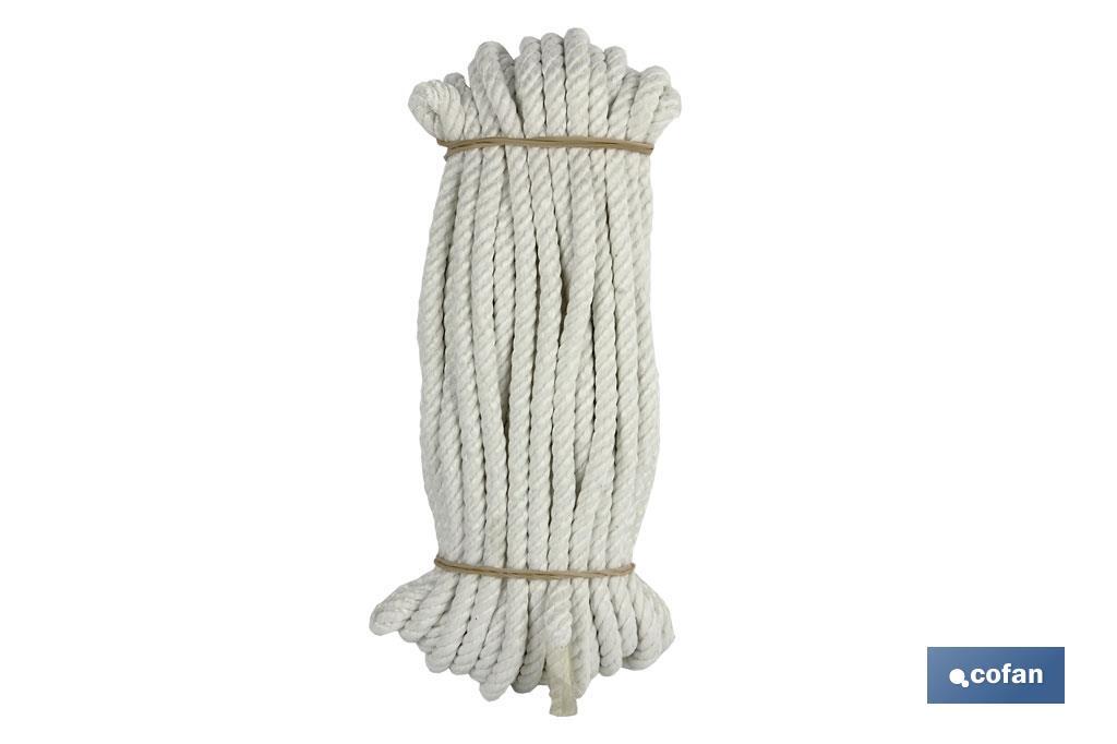 MADEJA CUERDA NYLON MATE 3 CABOS 6MM 10M (PACK: 1 UDS)