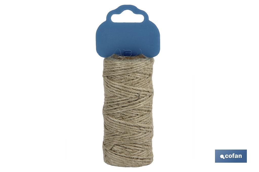 BOBINA HILO YUTE Nº2 1,5MM 100G NATURAL (PACK: 1 UDS) BOBINA HILO YUTE Nº2 1,5MM 100G NATURAL (PACK: 1 UDS)