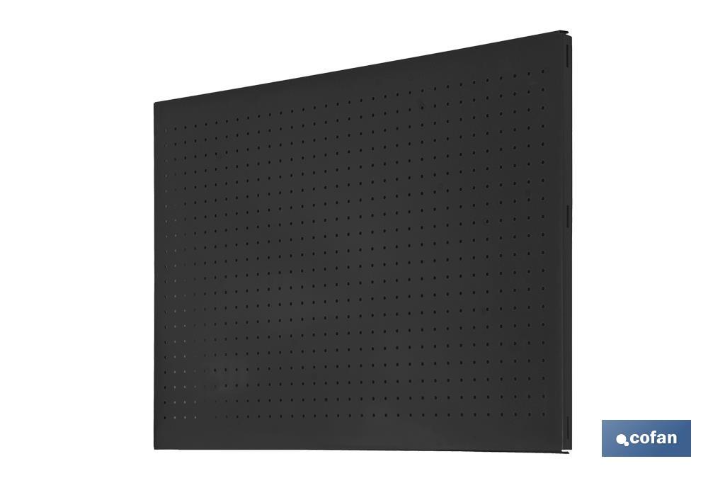 PANEL DE HERRAMIENTAS ANTRACITA CON 8 GANCHOS L-1200 MM (PACK: 1 UDS)