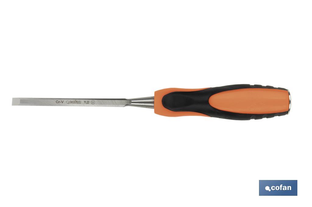 FORMÓN CON MANGO BIMATERIAL ANCHO DE CORTE 8 MM (PACK: 1 UDS) FORMÓN CON MANGO BIMATERIAL ANCHO DE CORTE 8 MM (PACK: 1 UDS)