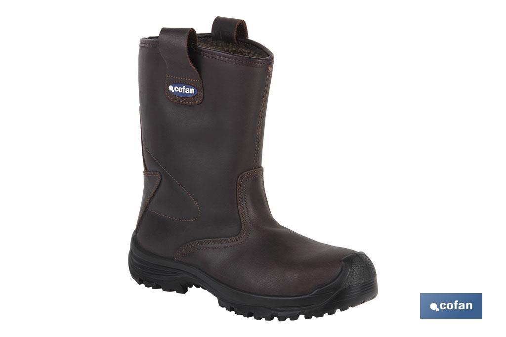 BOTA PIEL FORRADA SEGURIDAD S3 (MODELO MEGAN) T-44 (PACK: 1 UDS)