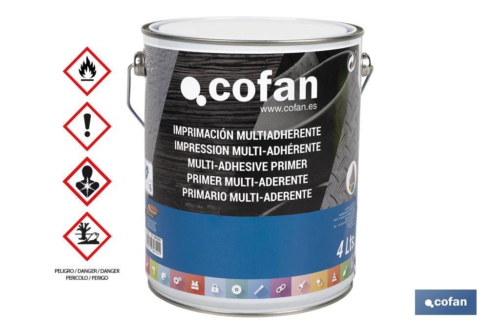 IMPRIMACION MULTIADHERENTE AL DISOLVENTE 4 L (PACK: 1 UDS) IMPRIMACION MULTIADHERENTE AL DISOLVENTE 4 L (PACK: 1 UDS)