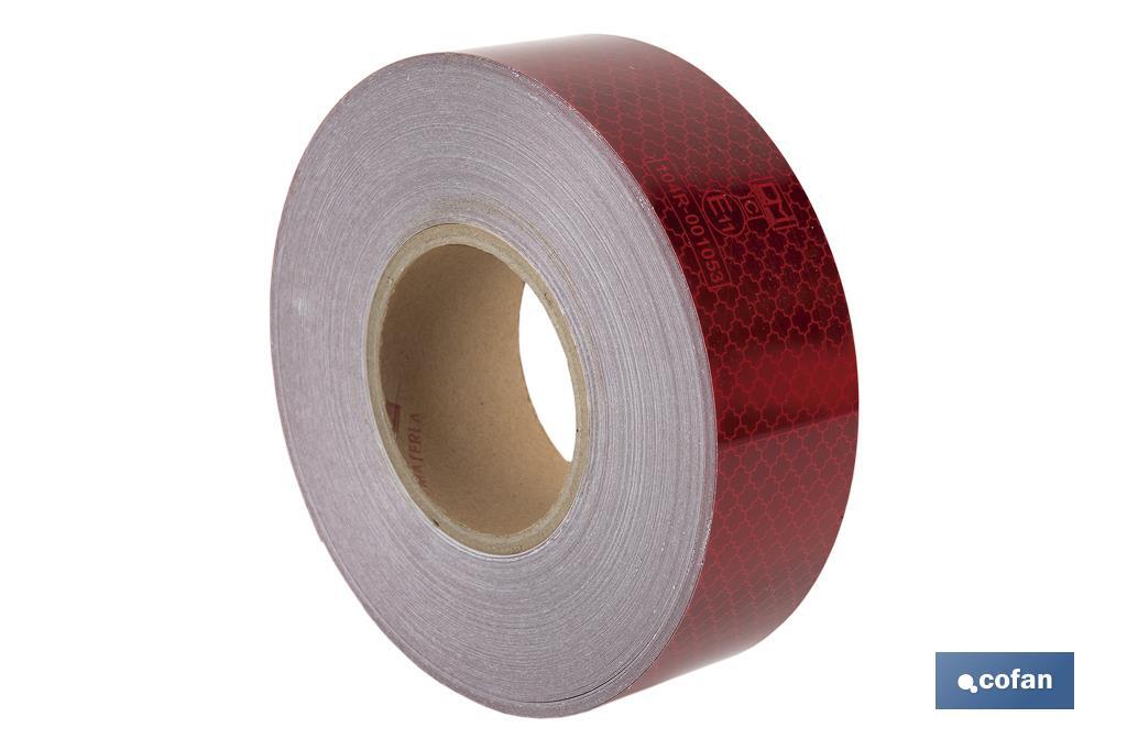 ROLLO RETROREFLECTANTE CONTINUO - 50M ROJO (PACK: 1 UDS) ROLLO RETROREFLECTANTE CONTINUO - 50M ROJO (PACK: 1 UDS)