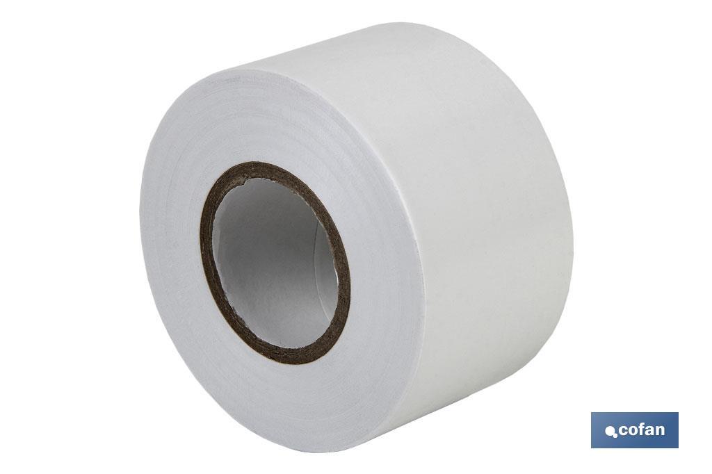 CINTA AISLANTE BLANCA DE 130 MICRAS 50 MM X 33 M (PACK: 1 UDS) CINTA AISLANTE BLANCA DE 130 MICRAS 50 MM X 33 M (PACK: 1 UDS)