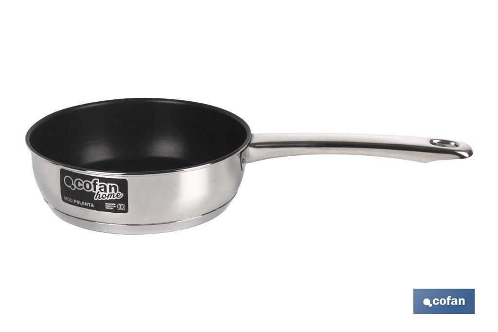 SARTEN INOX INDUC. MODELO POLENTA Ø240 MM (PACK: 1 UDS) SARTEN INOX INDUC. MODELO POLENTA Ø240 MM (PACK: 1 UDS)
