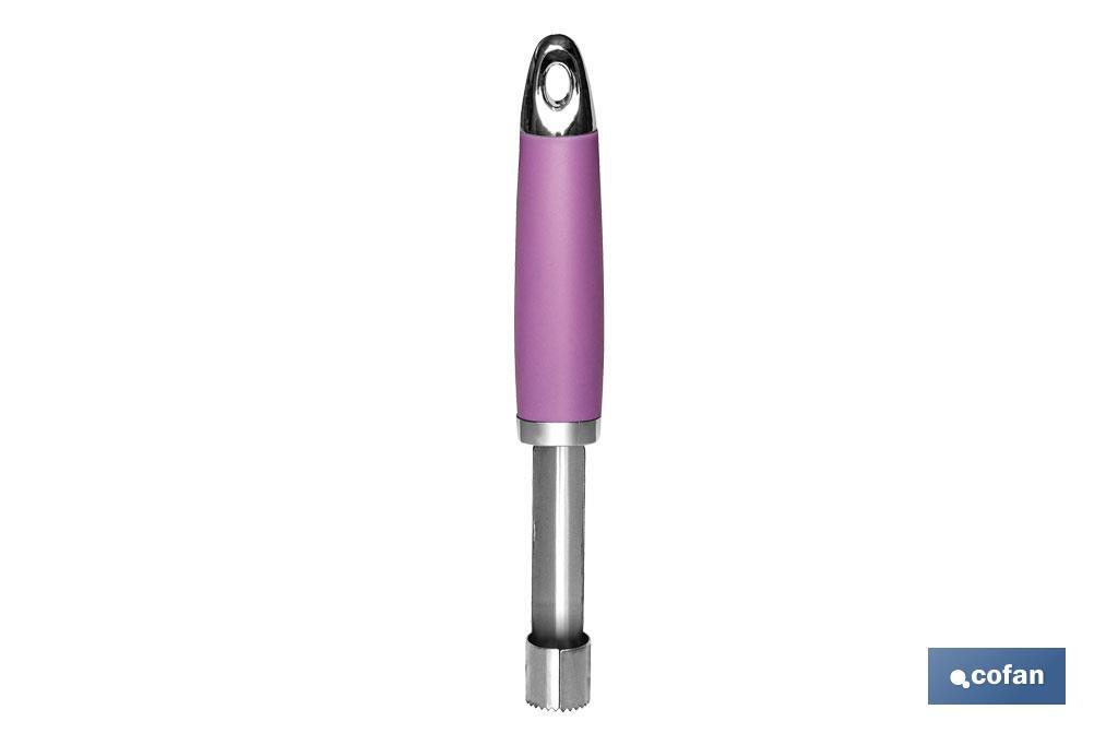 DESCORAZONADOR MODELO SENA MORADO 21 CM (PACK: 1 UDS) DESCORAZONADOR MODELO SENA MORADO 21 CM (PACK: 1 UDS)