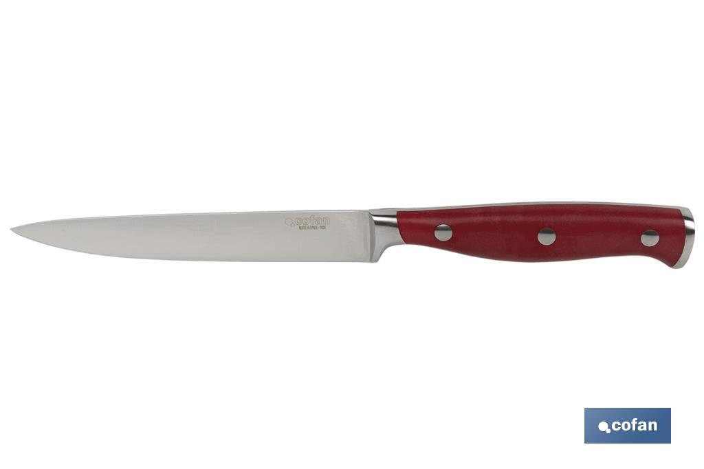CUCHILLO VERDURAS HOJA13cm MODELO AGUACEJO ROJO (PACK: 1 UDS) CUCHILLO VERDURAS HOJA13cm MODELO AGUACEJO ROJO (PACK: 1 UDS)