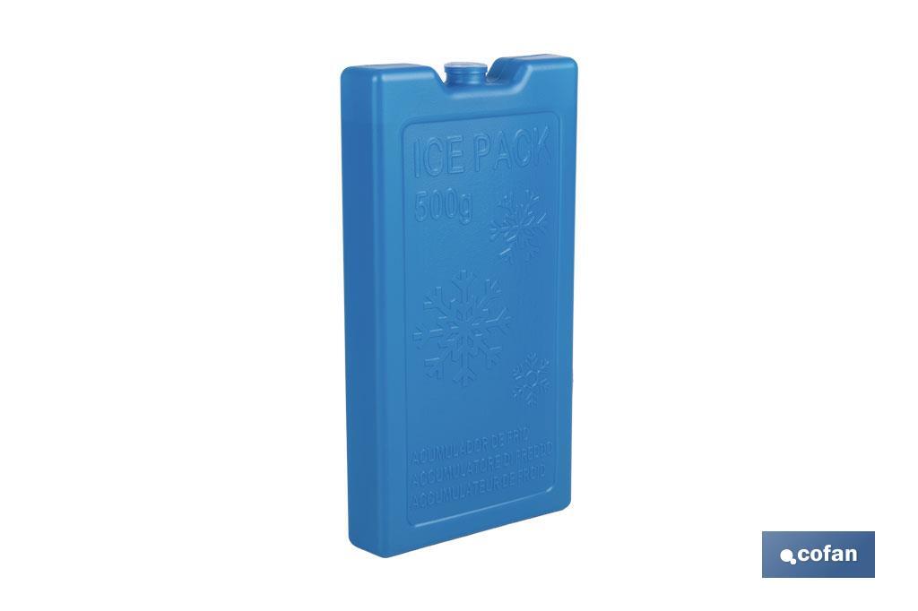 ACUMULADOR DE FRÍO PARA NEVERA PORTÁTIL 500 ML 20 X 10,5 X 2,5 CM (PACK: 1 UDS)