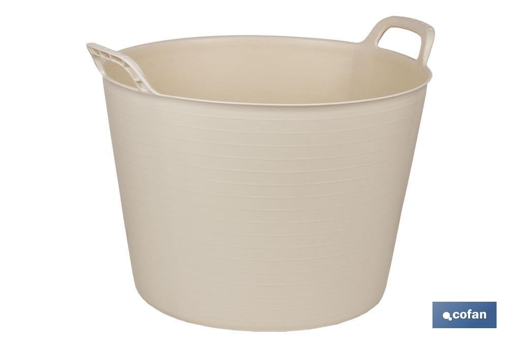 CAPAZO 42 L BEIGE 48.5 X 45 X 38 CM venta unitaria (PACK: 1 UDS) CAPAZO 42 L BEIGE 48.5 X 45 X 38 CM venta unitaria (PACK: 1 UDS)