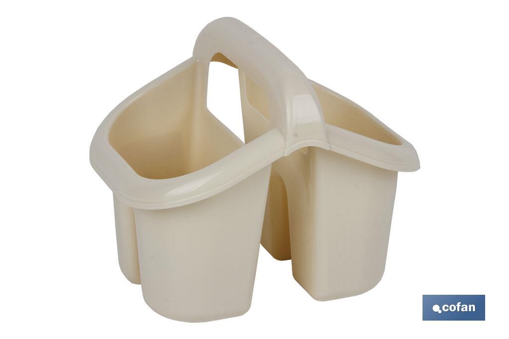 ESCURRECUBIERTOS CON ASA BEIGE 19.5X15.5X16cm (PACK: 6 UDS) ESCURRECUBIERTOS CON ASA BEIGE 19.5X15.5X16cm (PACK: 6 UDS)