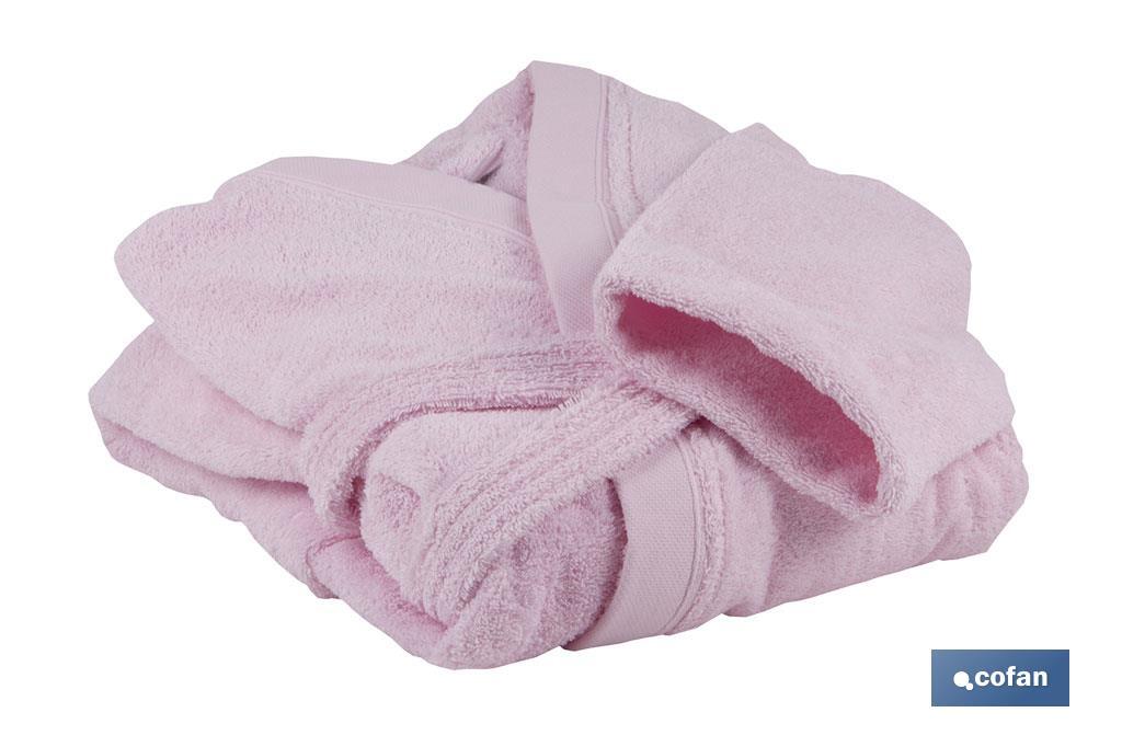 ALBORNOZ ROSA CLARO GR.500/M2 GAMA FLOR TALLA L (PACK: 1 UDS) ALBORNOZ ROSA CLARO GR.500/M2 GAMA FLOR TALLA L (PACK: 1 UDS)