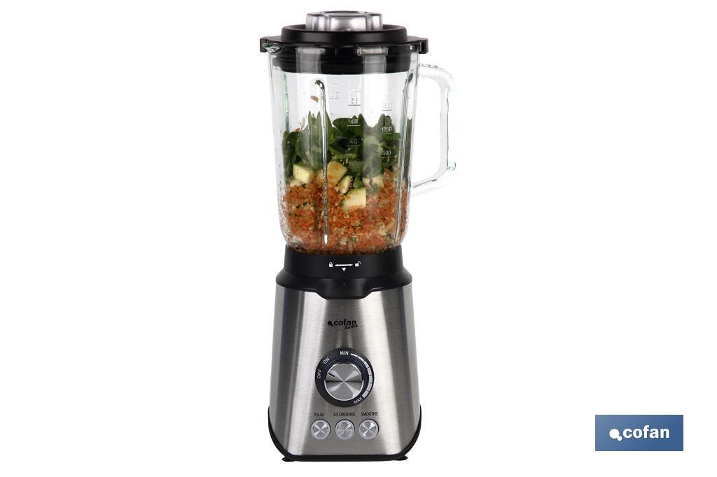 BATIDORA DE VASO ELECTRICA 1000W (PACK: 1 UDS)