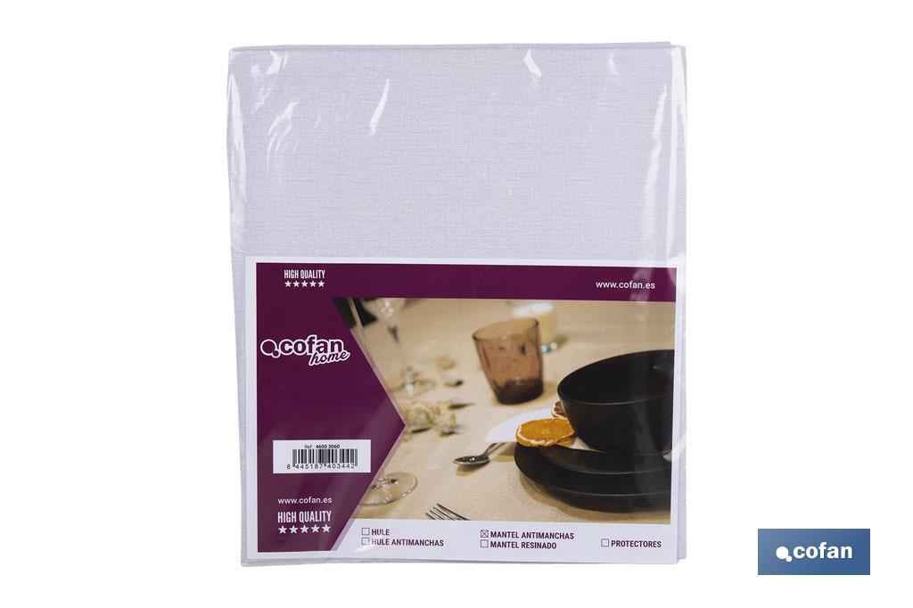 MANTEL ANTIMANCHAS ESTERILLA GRIS   1,40 X 2,00 (PACK: 1 UDS)