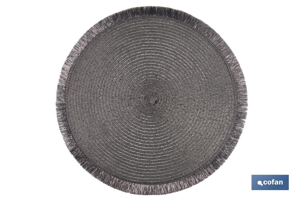 BAJOPLATO REDONDO COLOR PLATA MEDIDA 38 CM (PACK: 6 UDS) BAJOPLATO REDONDO COLOR PLATA MEDIDA 38 CM (PACK: 6 UDS)