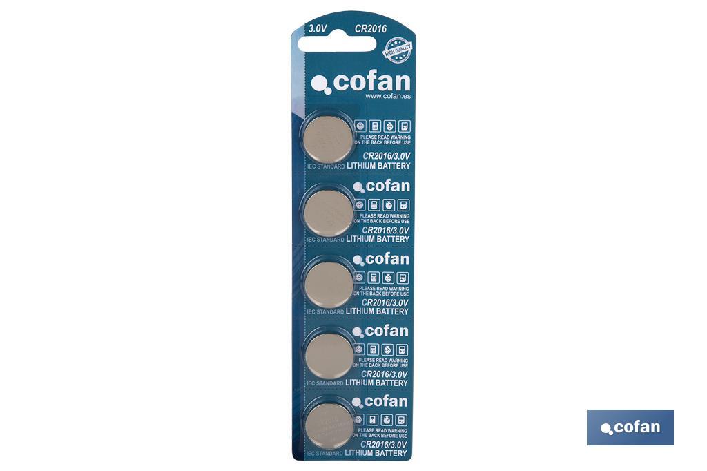 PILA BOTON CR2016/3,0V (PACK: 100 UDS) PILA BOTON CR2016/3,0V (PACK: 100 UDS)