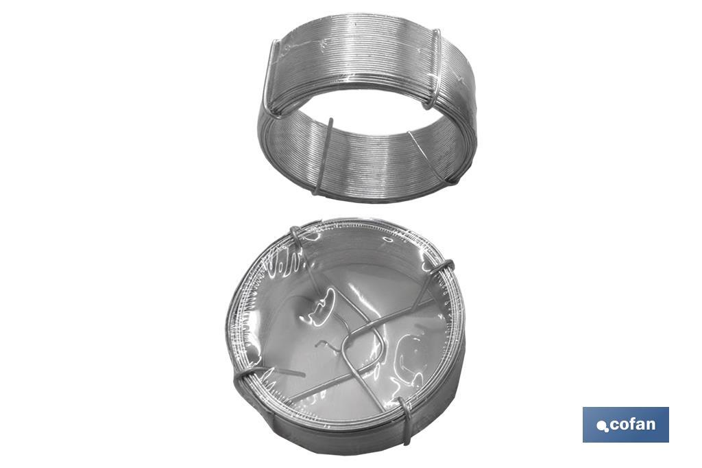 ROLLO ALAMBRE GALVANIZADO 1,1MM 50M (PACK: 1 UDS) ROLLO ALAMBRE GALVANIZADO 1,1MM 50M (PACK: 1 UDS)