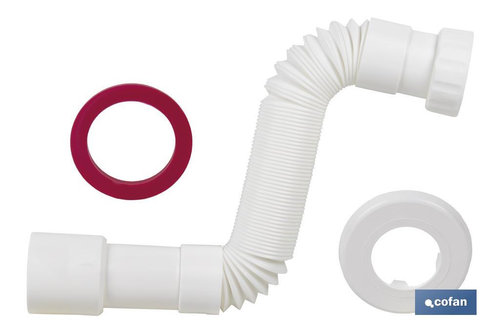 TUBO FLEXIBLE BLANCO 1 1/4 Ø32-40 300-720 MM (PACK: 1 UDS) TUBO FLEXIBLE BLANCO 1 1/4 Ø32-40 300-720 MM (PACK: 1 UDS)