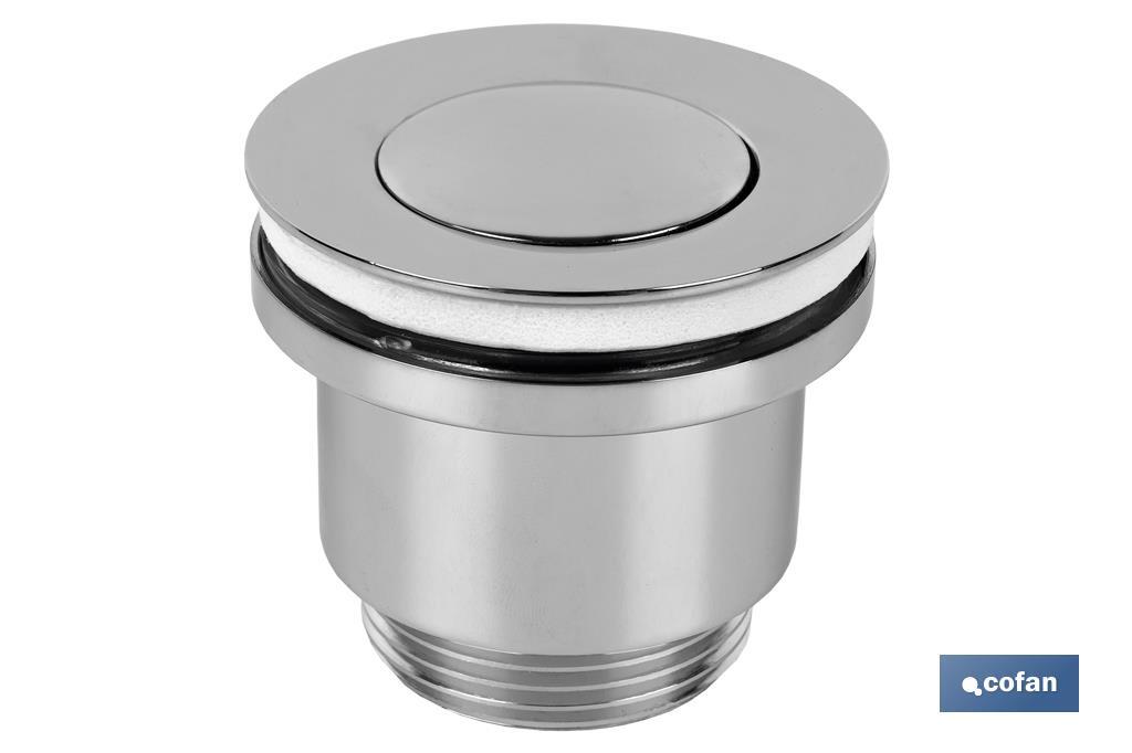 VÁLVULA CLICK-CLACK TAPÓN PEQUEÑO Ø37 MM (PACK: 1 UDS) VÁLVULA CLICK-CLACK TAPÓN PEQUEÑO Ø37 MM (PACK: 1 UDS)