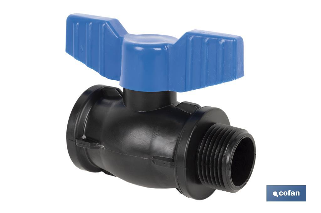 VÁLVULA DE BOLA ROSCA M-H PP PN16 2 1/2 X 2 1/2 (PACK: 1 UDS) VÁLVULA DE BOLA ROSCA M-H PP PN16 2 1/2 X 2 1/2 (PACK: 1 UDS)