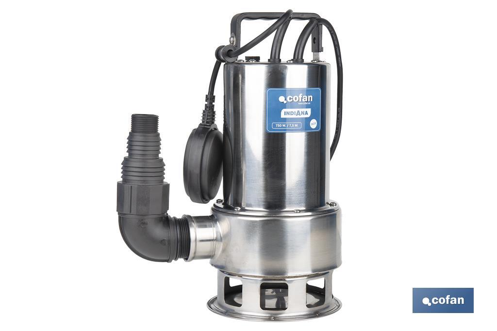 ELECTROBOMBA SUMERGIBLE MODELO LOUSIANA 750 W 10 M CABLE CAUDAL 13.000 L/H (PACK: 1 UDS)