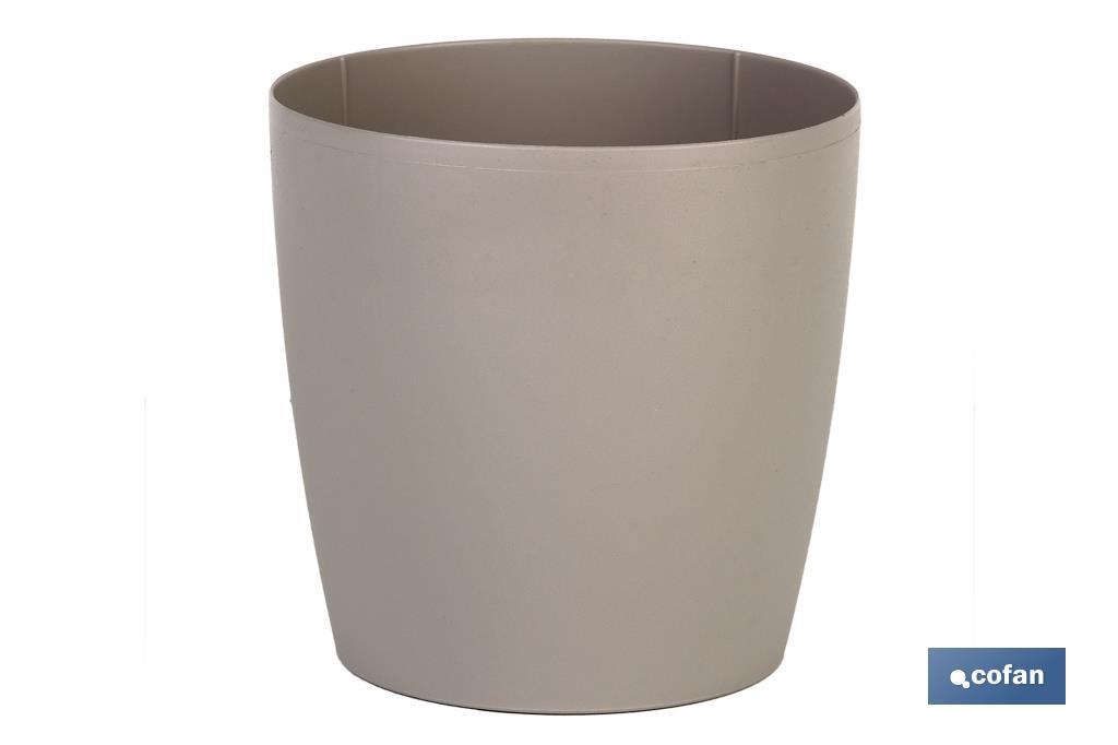 MACETA CAMELIA COLOR CREMA 14X13.8cm (PACK: 12 UDS) MACETA CAMELIA COLOR CREMA 14X13.8cm (PACK: 12 UDS)