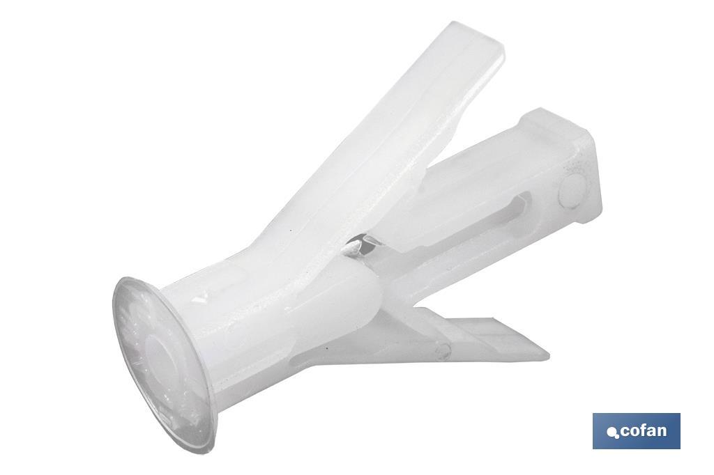 TACO PLADUR CON ALAS 10 X 38 MM (PACK: 50 UDS) TACO PLADUR CON ALAS 10 X 38 MM (PACK: 50 UDS)
