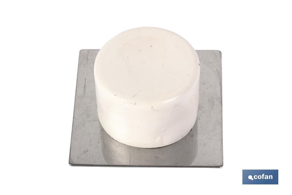 2 UDS TOPE ADHESIVO BASE INOX BLANCO 40 X 40 (PACK: 12 UDS) 2 UDS TOPE ADHESIVO BASE INOX BLANCO 40 X 40 (PACK: 12 UDS)