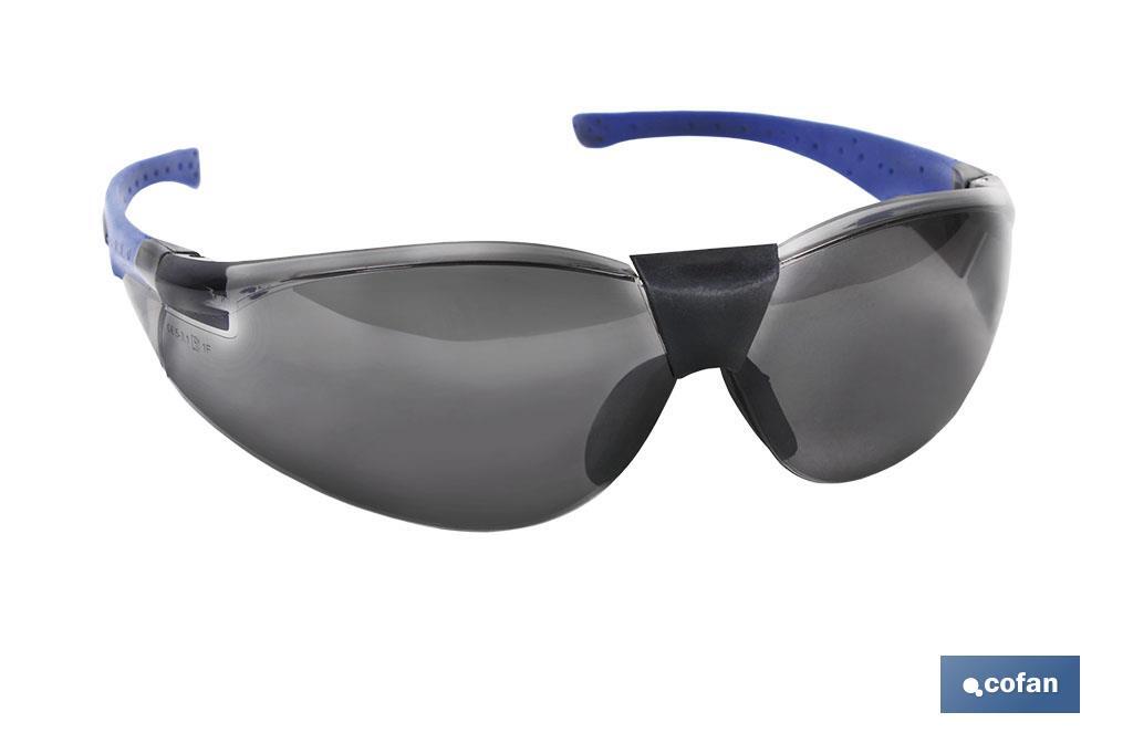 GAFAS SEGURIDAD MODELO BLUE ELASTIC