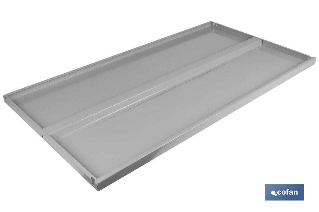 BANDEJA CON REFUERZO ESTANTERIA 930X500mm (PACK: 4 UDS)