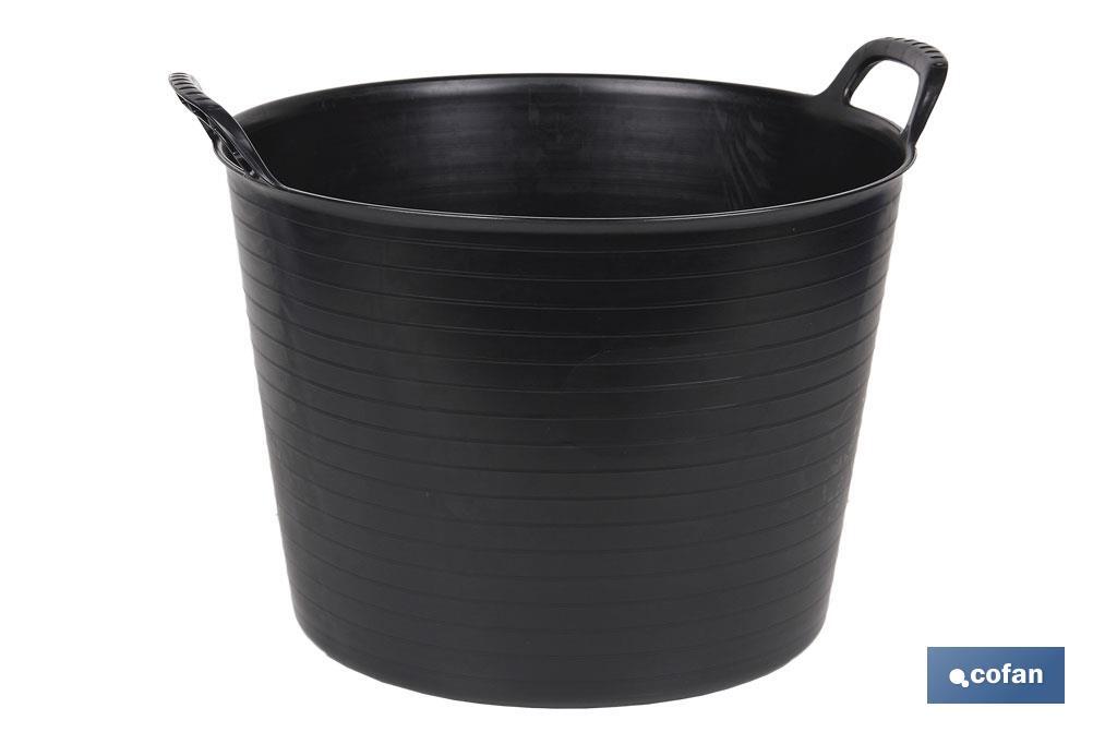 CAPAZO  NEGRO  RECICLADO  42 L   48.5 X 45 X 38 CM venta unitaria (PACK: 1 UDS)