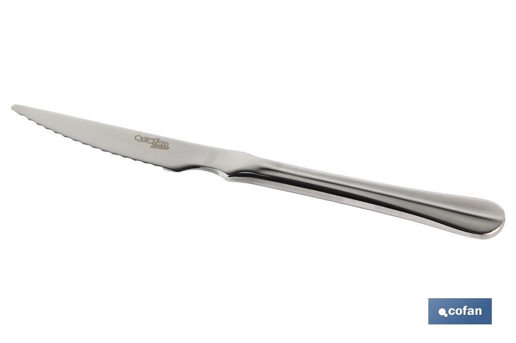 BL 2uds CUCHILLO DE CARNE INOX C-18/0 MODELO BOLONIA 10 mm (PACK: 1 UDS)