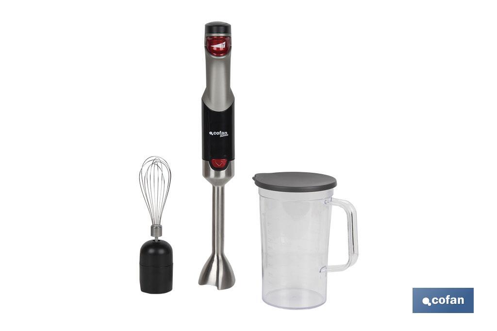 BATIDORA DE MANO 800W CON VARILLA VASO MEZCLADOR