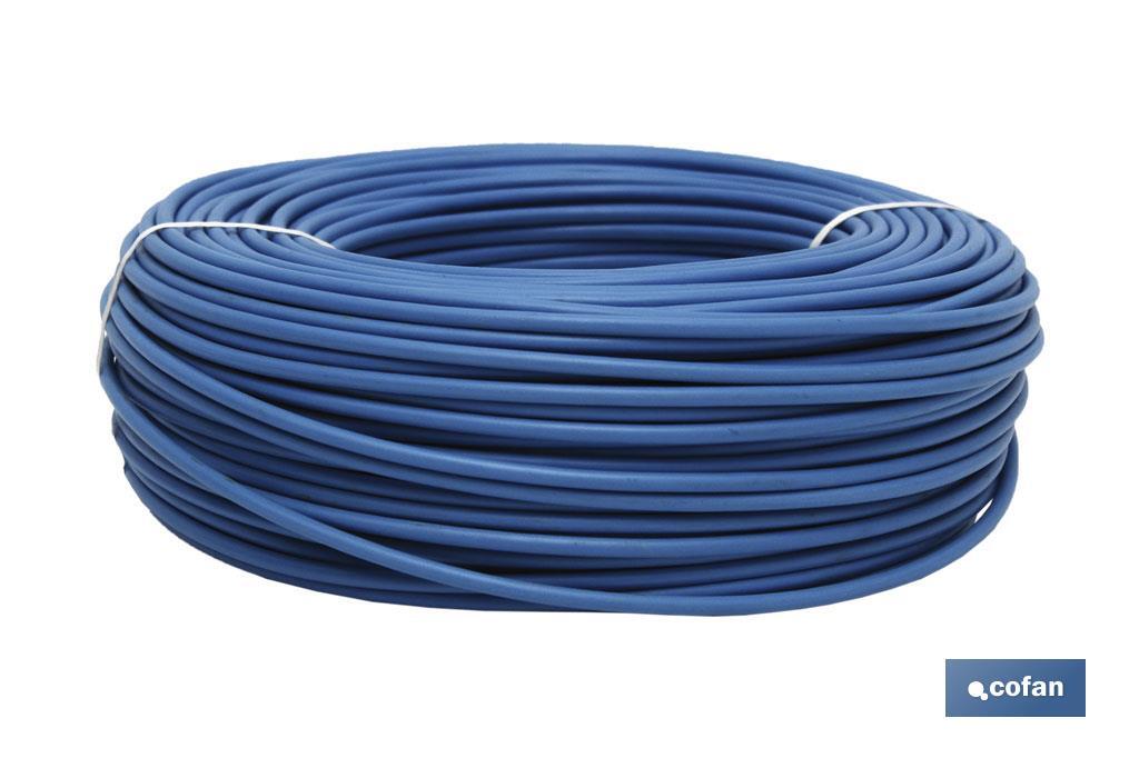 ROLLO CABLE H07V-K 1X2,5MM2 AZUL (100M) (PACK: 1 UDS)