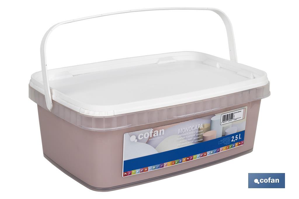 PINTURA PLÁSTICA MONOCAPA ROSA VINTAGE 2,5 L (PACK: 1 UDS) PINTURA PLÁSTICA MONOCAPA ROSA VINTAGE 2,5 L (PACK: 1 UDS)