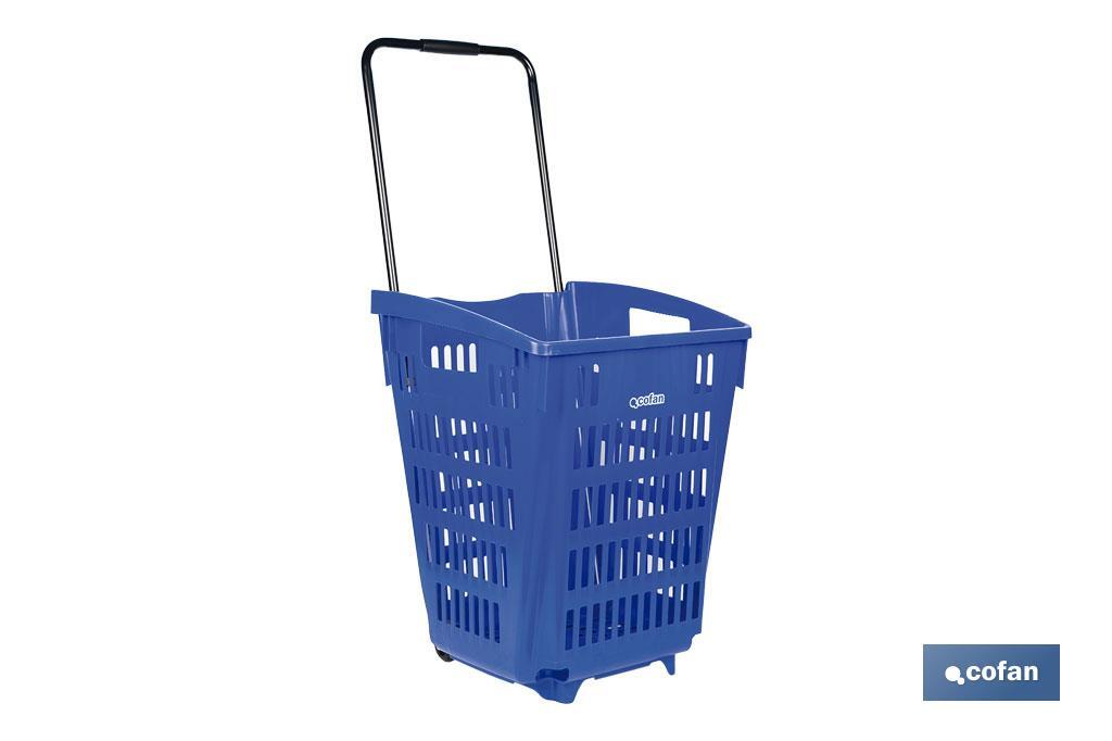 CESTA DE COMPRA CON RUEDAS Y ASA TELESCÓPICA 390X390X529 MM (PACK: 1 UDS) CESTA DE COMPRA CON RUEDAS Y ASA TELESCÓPICA 390X390X529 MM (PACK: 1 UDS)