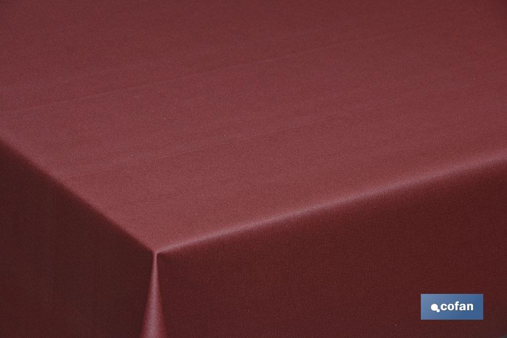 MANTEL ANTIMANCHAS RESINADO CONFECCIONADO 1,40 X 1,40 M 50 % ALG 50 % POL GRANATE (PACK: 1 UDS) MANTEL ANTIMANCHAS RESINADO CONFECCIONADO 1,40 X 1,40 M 50 % ALG 50 % POL GRANATE (PACK: 1 UDS)